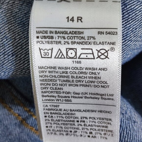 Gap Leggings/Jeggings mid rise skinny stretchy women's size 14 R ink blue colour - Picture 6 of 13